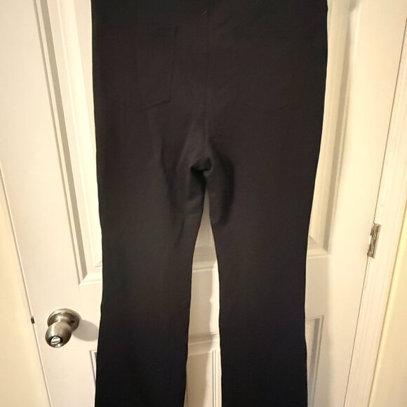 High Waisted Flare Work Pants with Pockets MD Black $59.95 - Picture 4 of 4